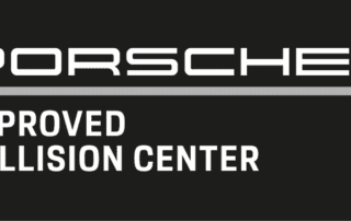 porsche certified collision logo
