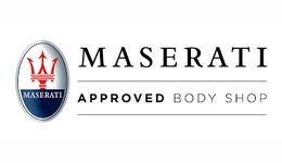 maserati certified collision repair logo